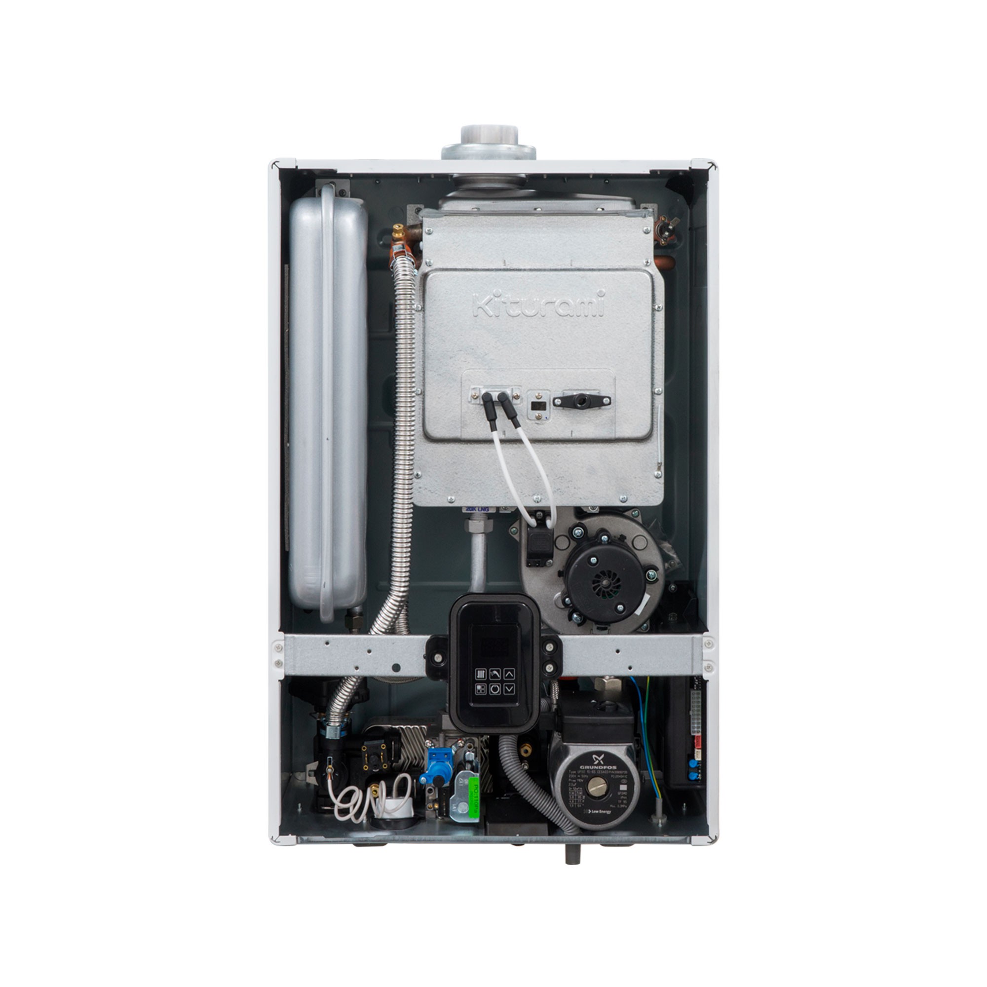 Котел газовый KITURAMI World Alpha C-24 настенный, 2 конт., закр.кам.сгор. медь