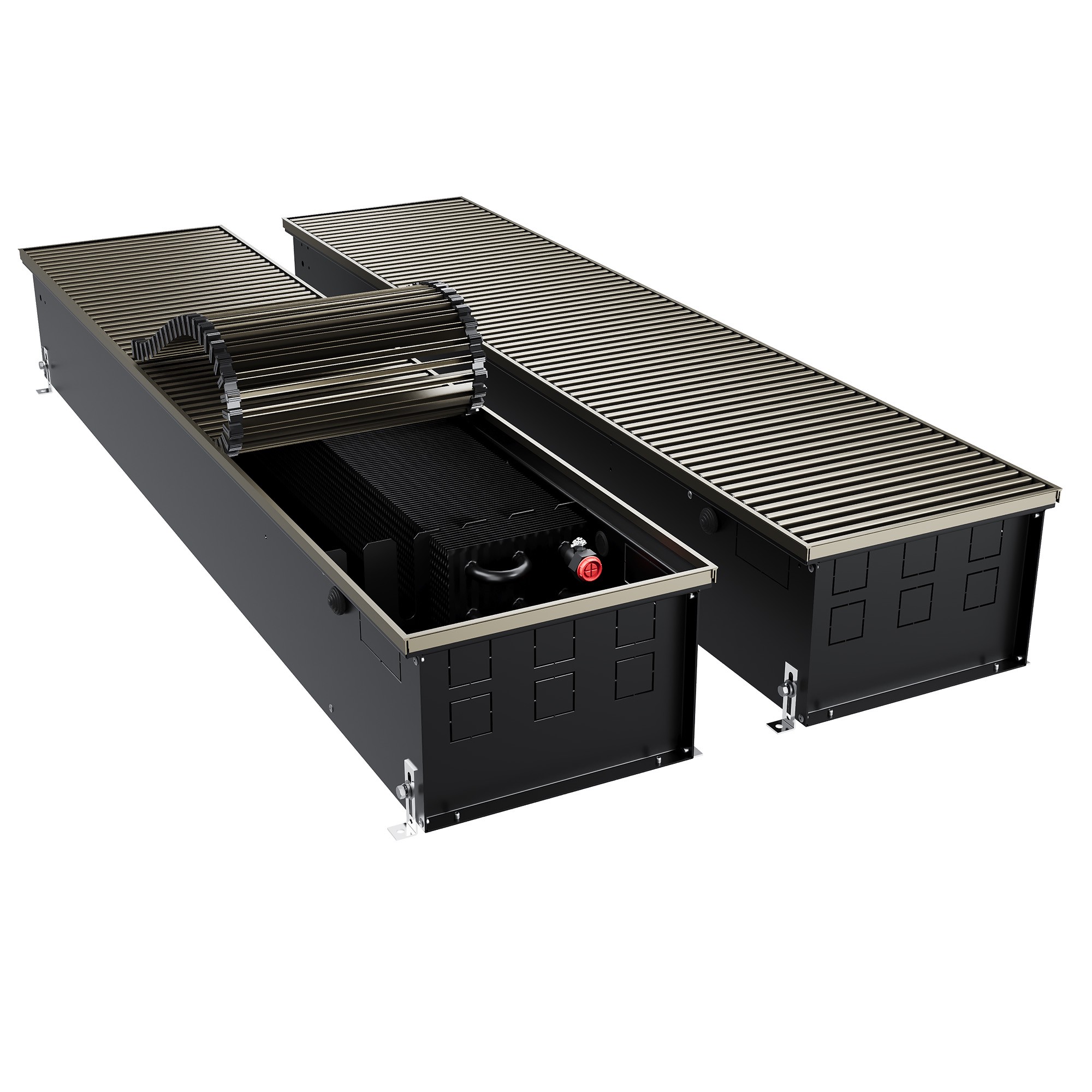 Конвектор внутрипольный Royal Thermo ATRIUM TURBO-190/300/900-DG-U-DB