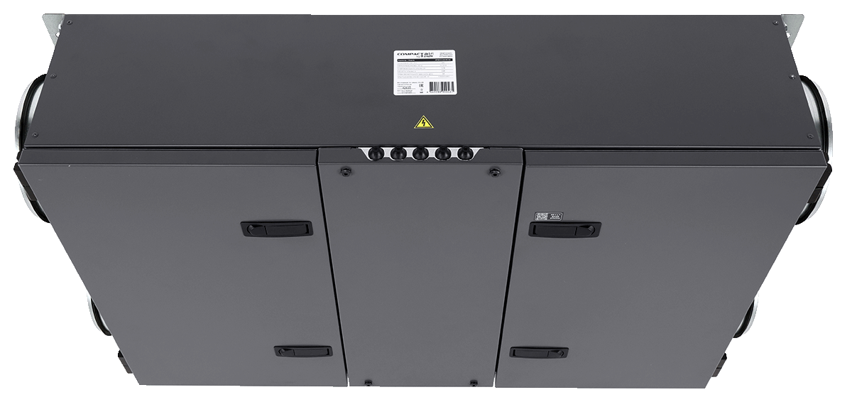Компактная приточно-вытяжная установка серии ZPVR-N 400 PE EC A