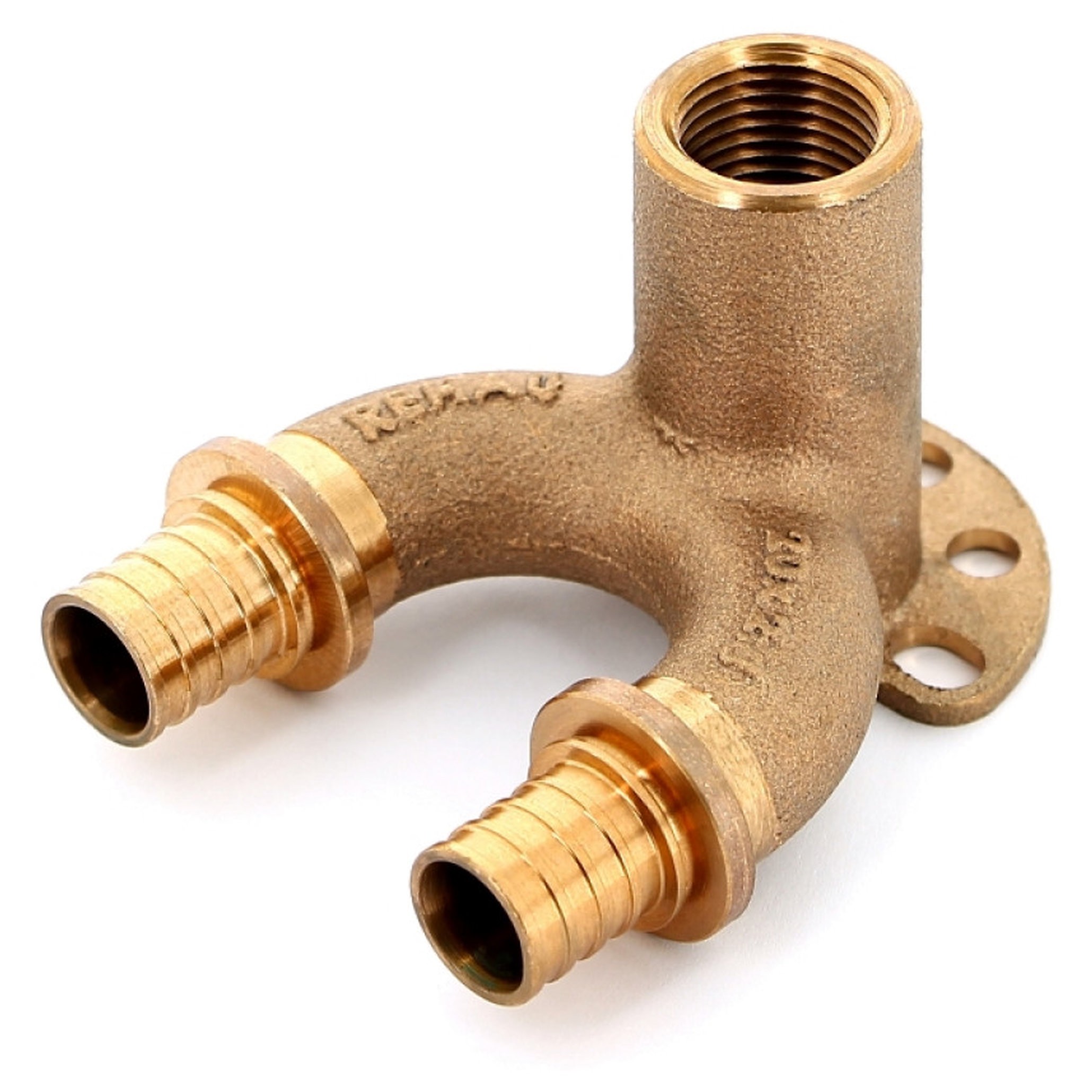 Угольник REHAU настенный ВР 20/20-1/2" RX+ длинный , бронза