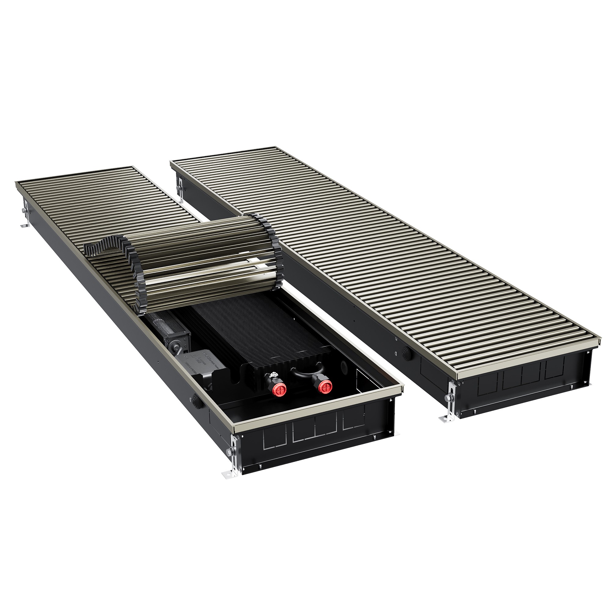 Конвектор внутрипольный Royal Thermo ATRIUM TURBO-90/300/1600-DG-U-LB