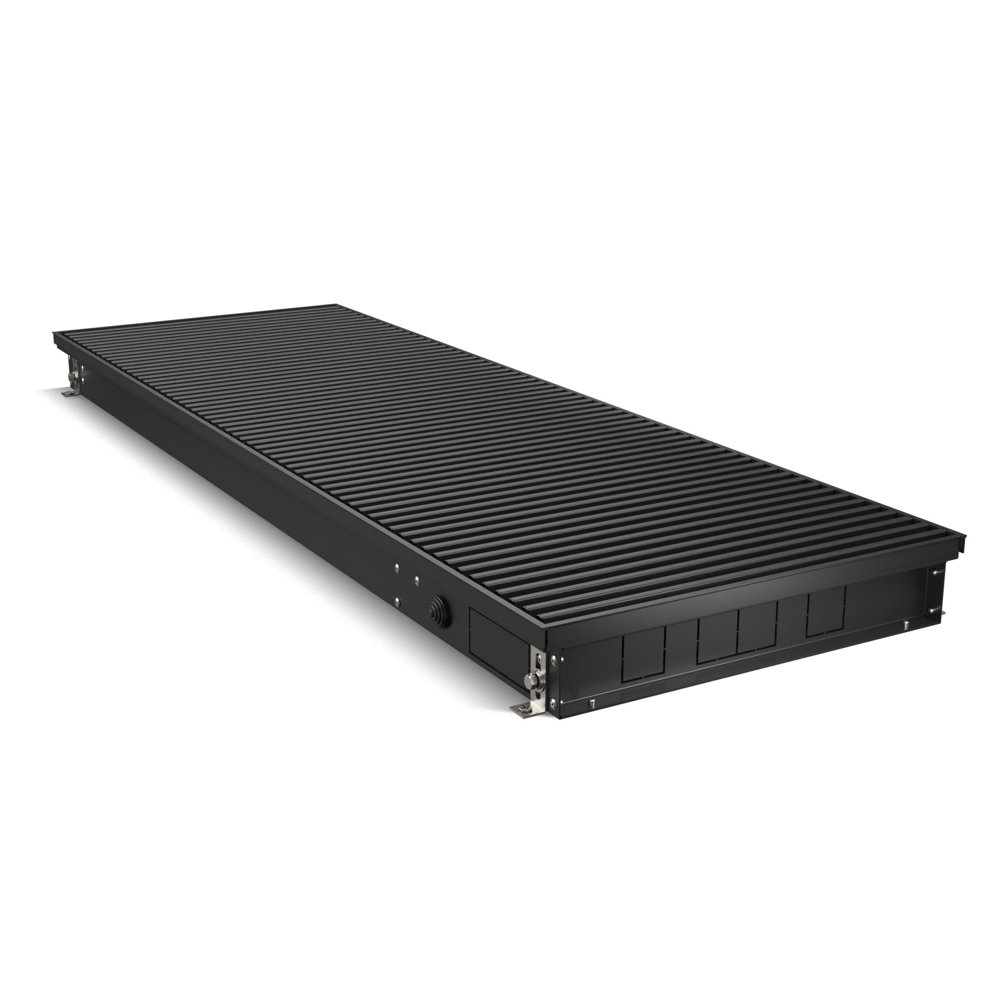 Конвектор внутрипольный Royal Thermo ATRIUM TURBO-80/400/1300-DG-U-BL
