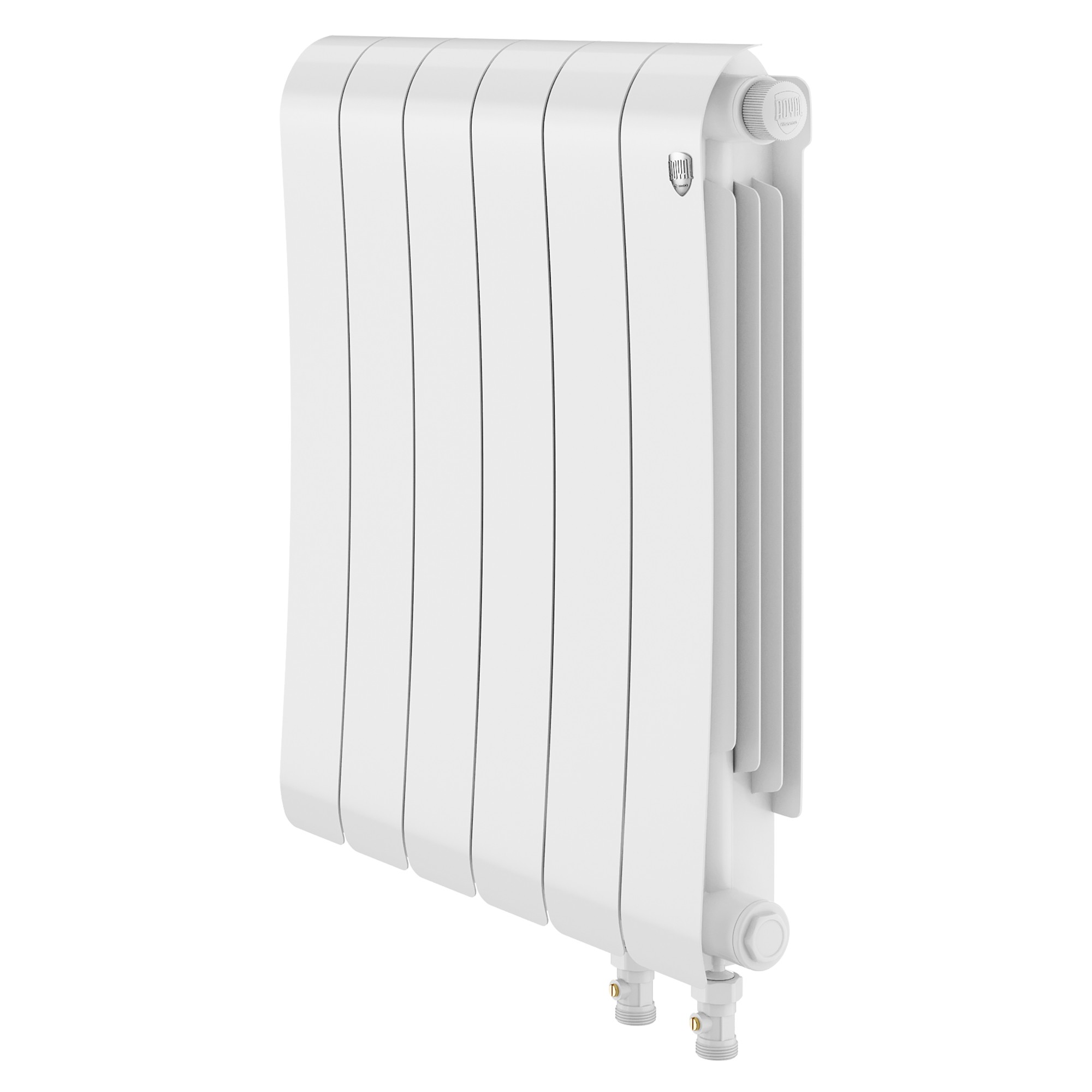 Радиатор биметаллический Royal Thermo Infinity 500 Bianco Traffico VR80 - 6 секц.