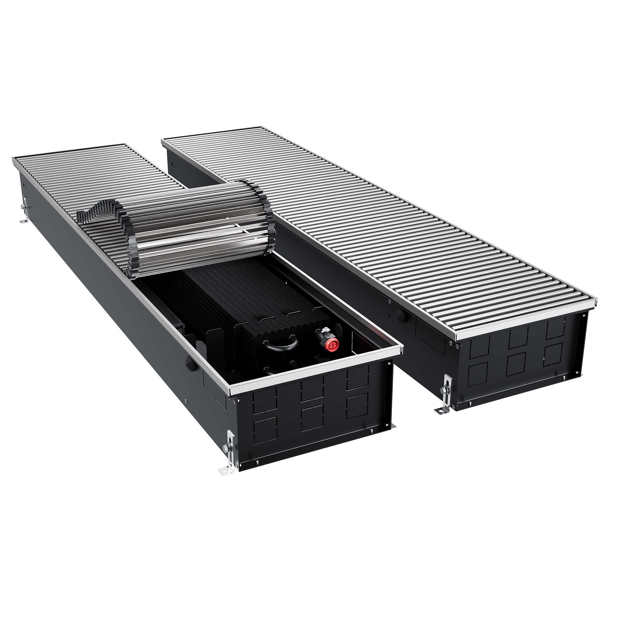 Конвектор внутрипольный Royal Thermo ATRIUM TURBO-150/300/1000-DG-U-NA