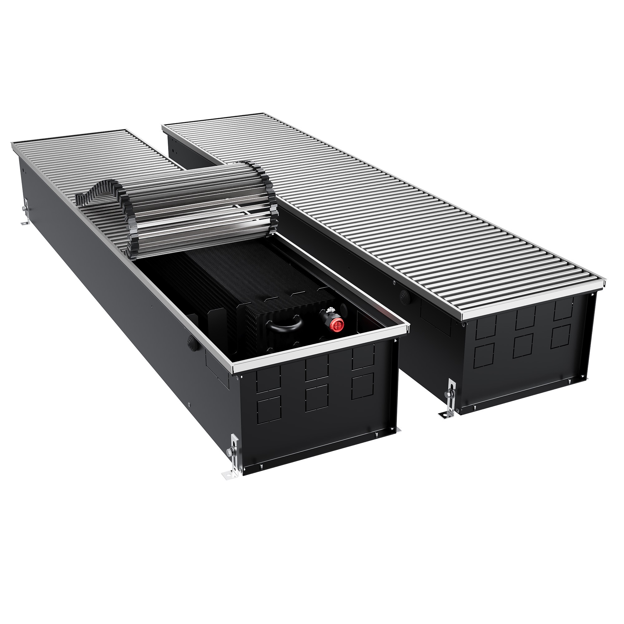Конвектор внутрипольный Royal Thermo ATRIUM TURBO-190/300/1300-DG-U-NA