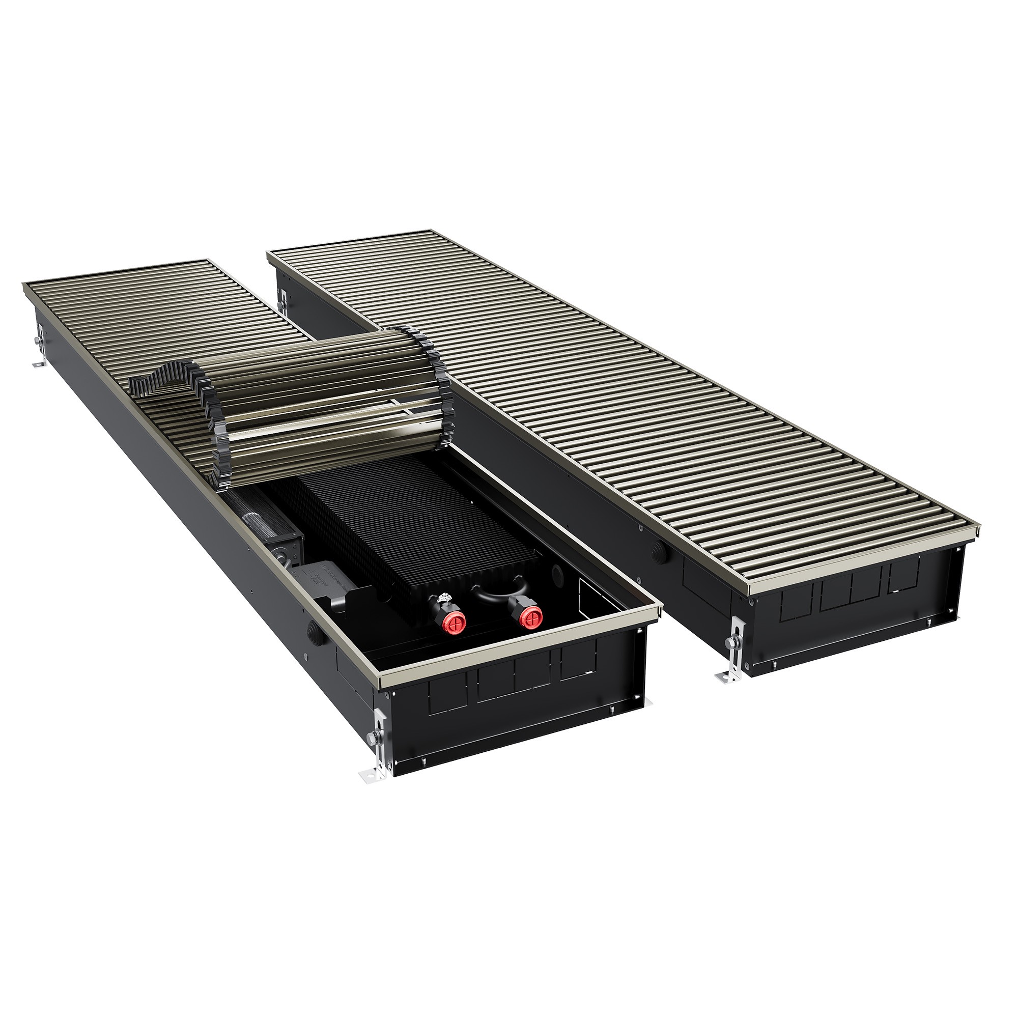 Конвектор внутрипольный Royal Thermo ATRIUM TURBO-110/300/1200-DG-U-LB