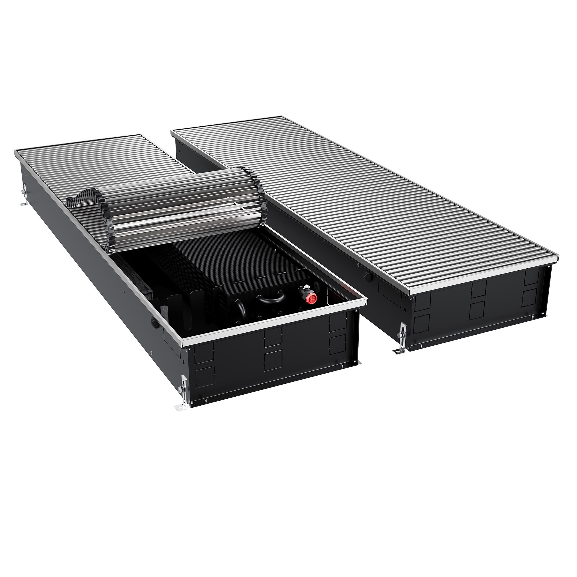 Конвектор внутрипольный Royal Thermo ATRIUM TURBO-150/400/800-DG-U-NA