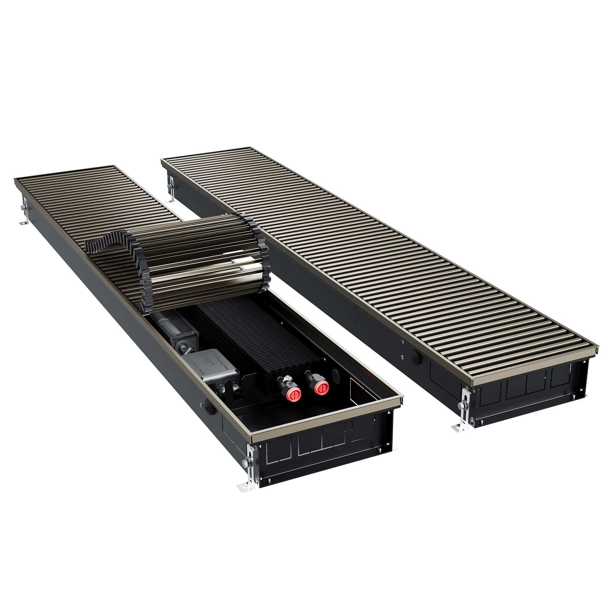Конвектор внутрипольный Royal Thermo ATRIUM TURBO-90/250/3000-DG-U-DB