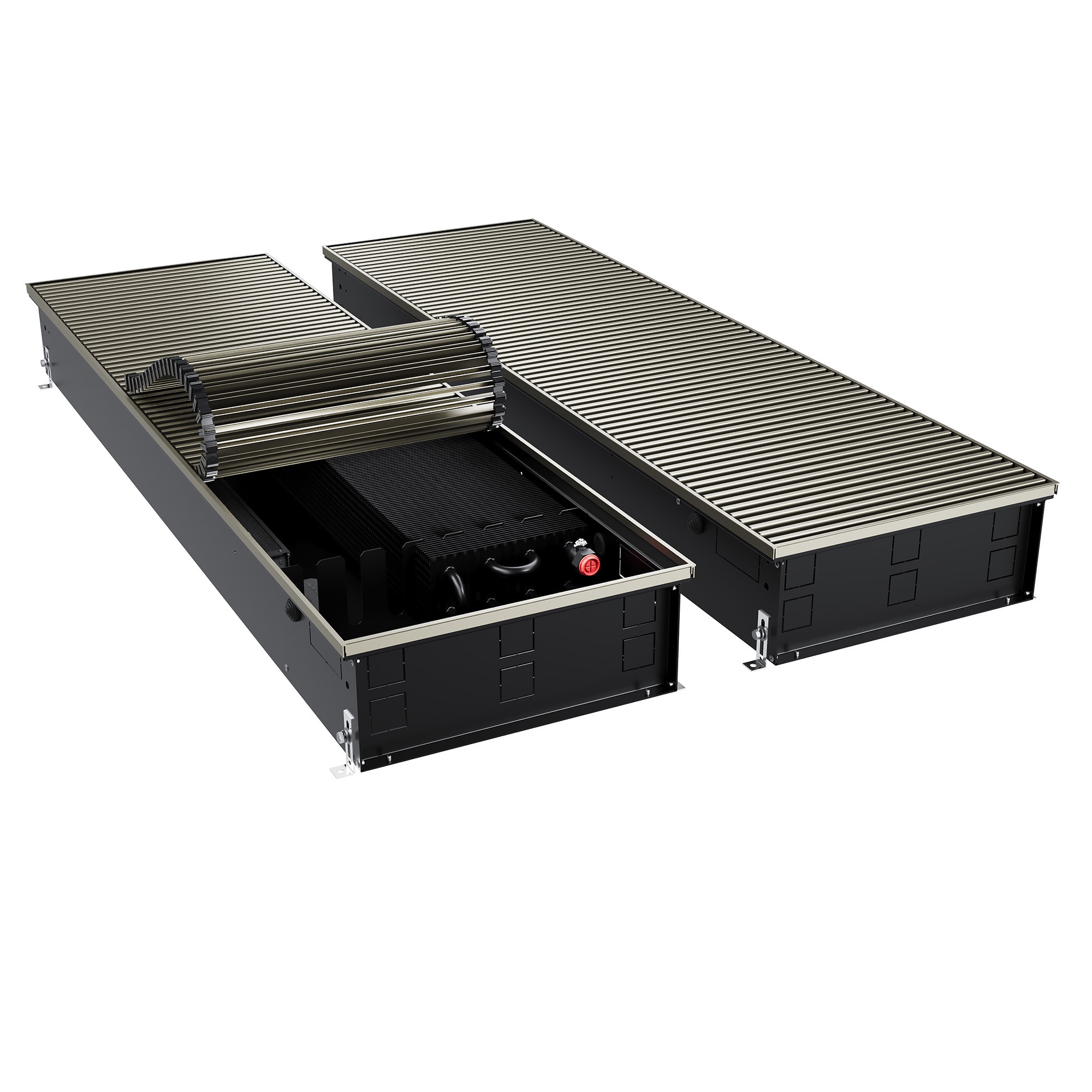 Конвектор внутрипольный Royal Thermo ATRIUM TURBO-150/400/2300-DG-U-LB