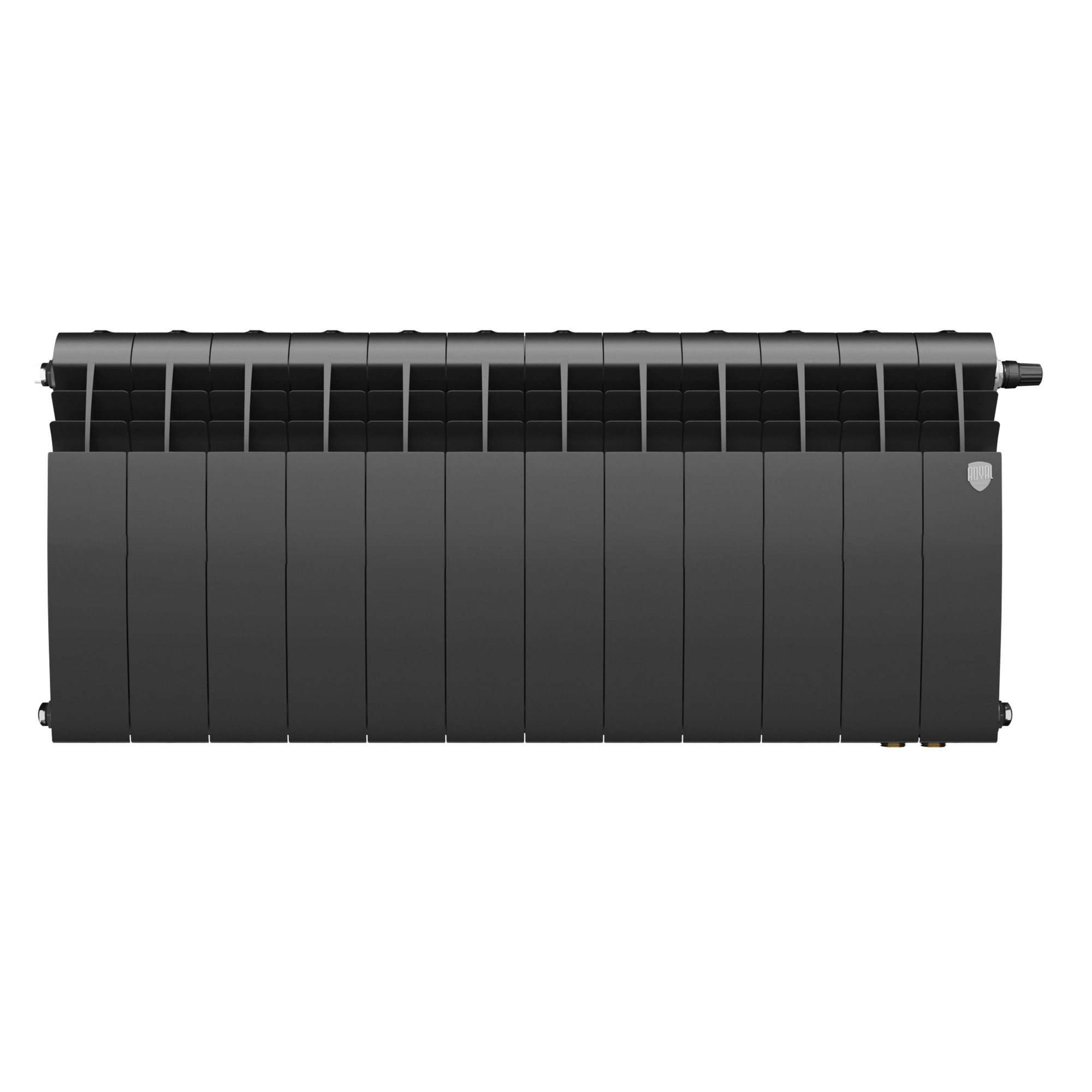 Радиатор Royal Thermo BiLiner 350 Noir Sable VR80 - 12 секц.