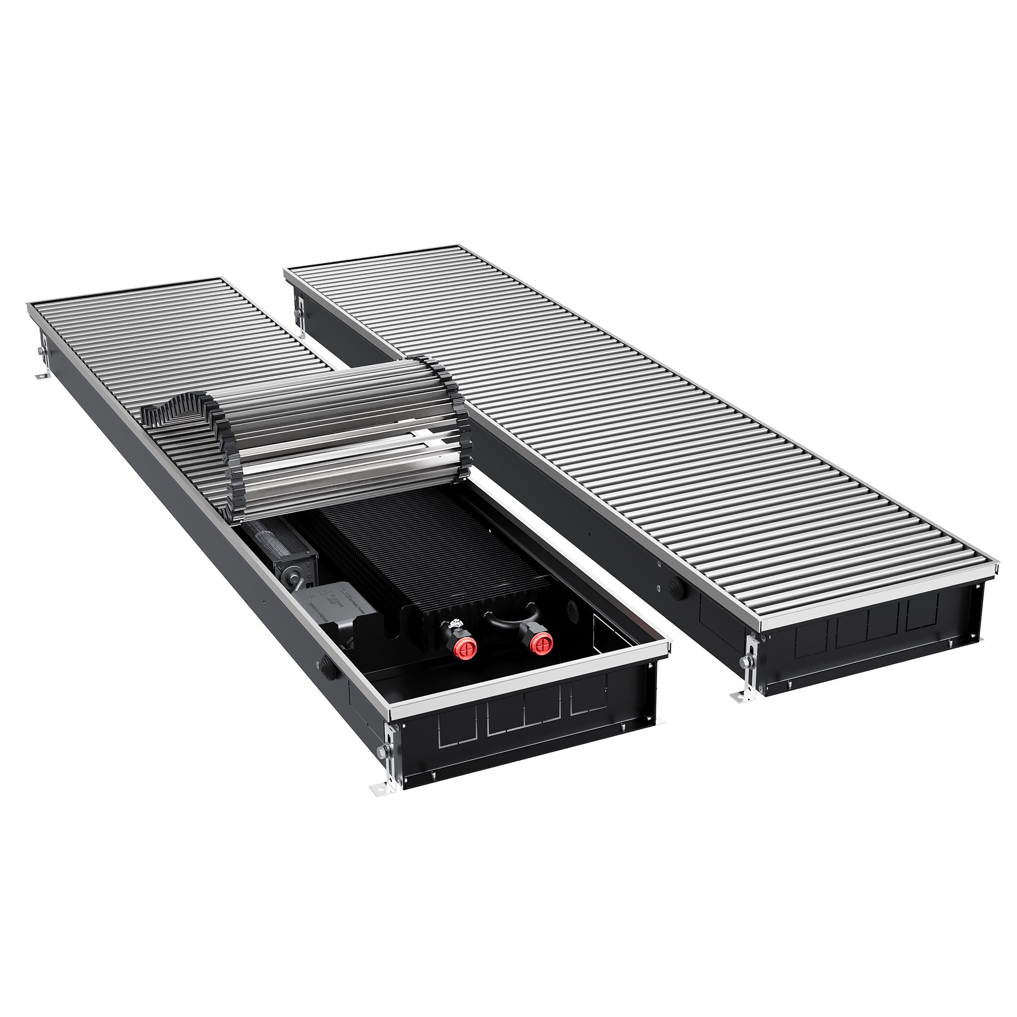 Конвектор внутрипольный Royal Thermo ATRIUM TURBO-90/300/2500-DG-U-NA
