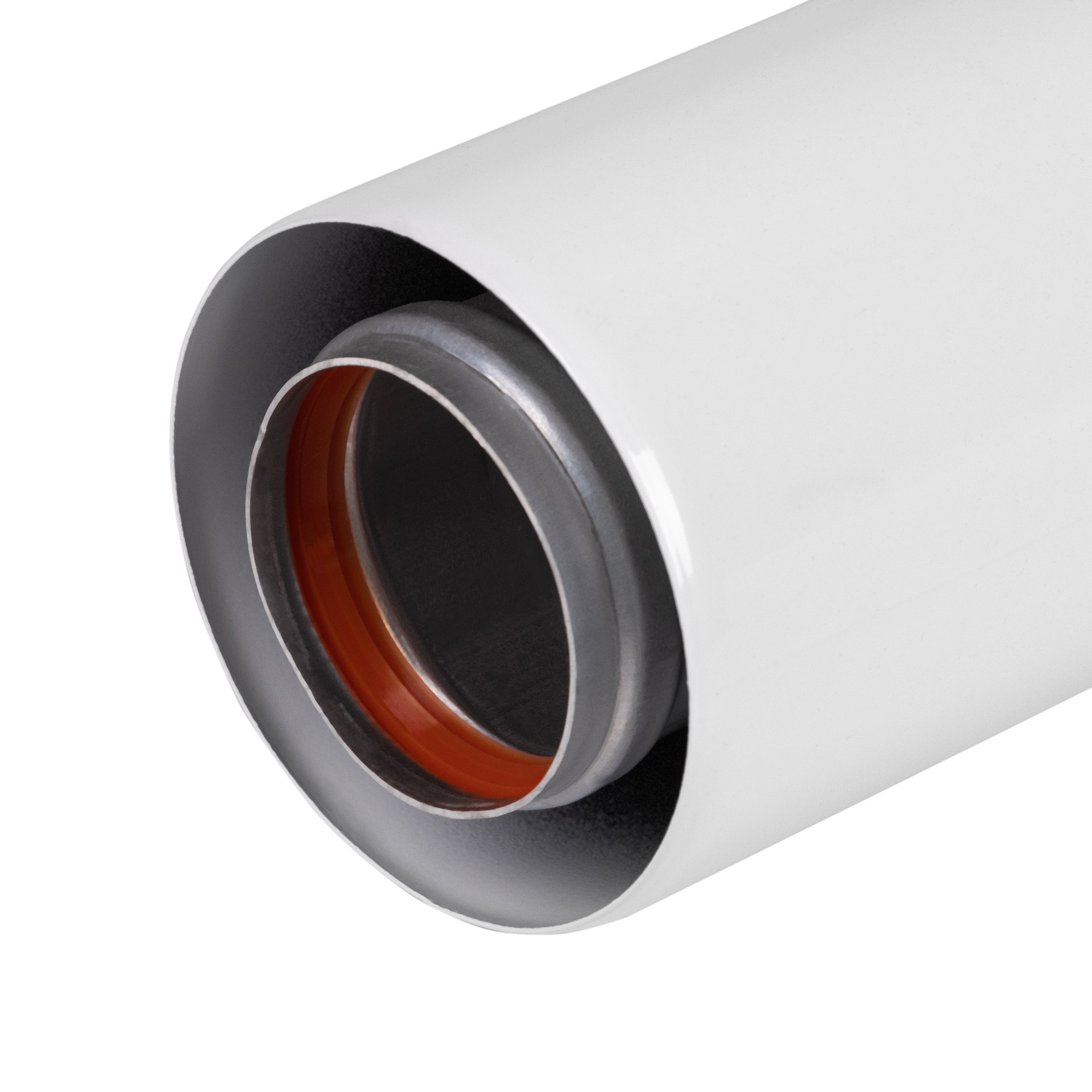 Удлинитель коаксиального дымохода раструбн. Royal Thermo 60/100, 500 мм