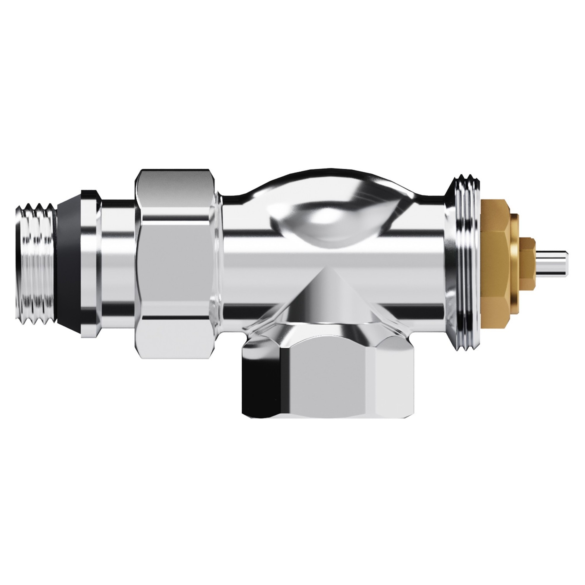 Набор термостатический осевой Royal Thermo Design 1/2"М30х1,5 (Хром)