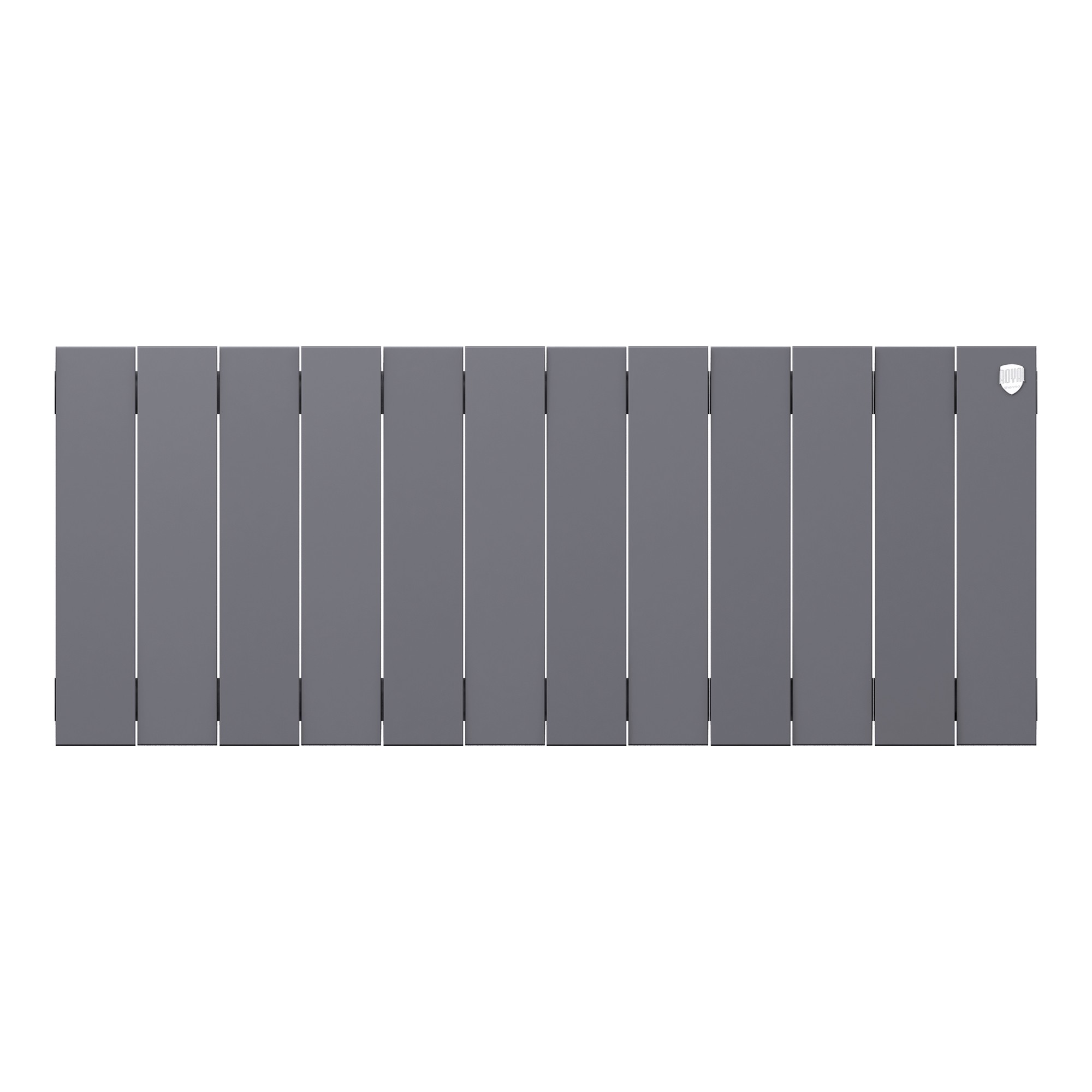 Радиатор биметаллический Royal Thermo PianoForte 300 Серебристый - 12 секц.