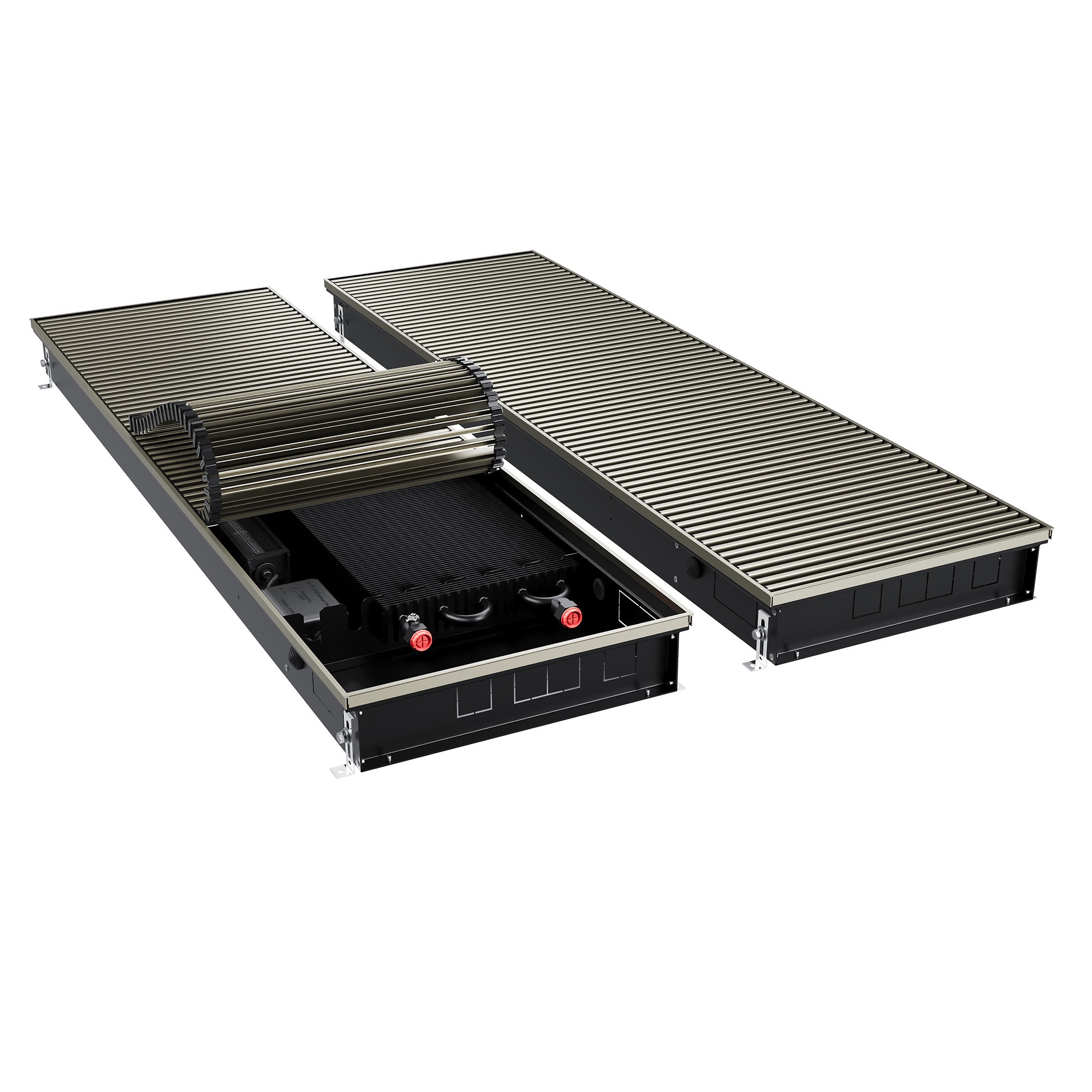 Конвектор внутрипольный Royal Thermo ATRIUM TURBO-90/400/800-DG-U-LB