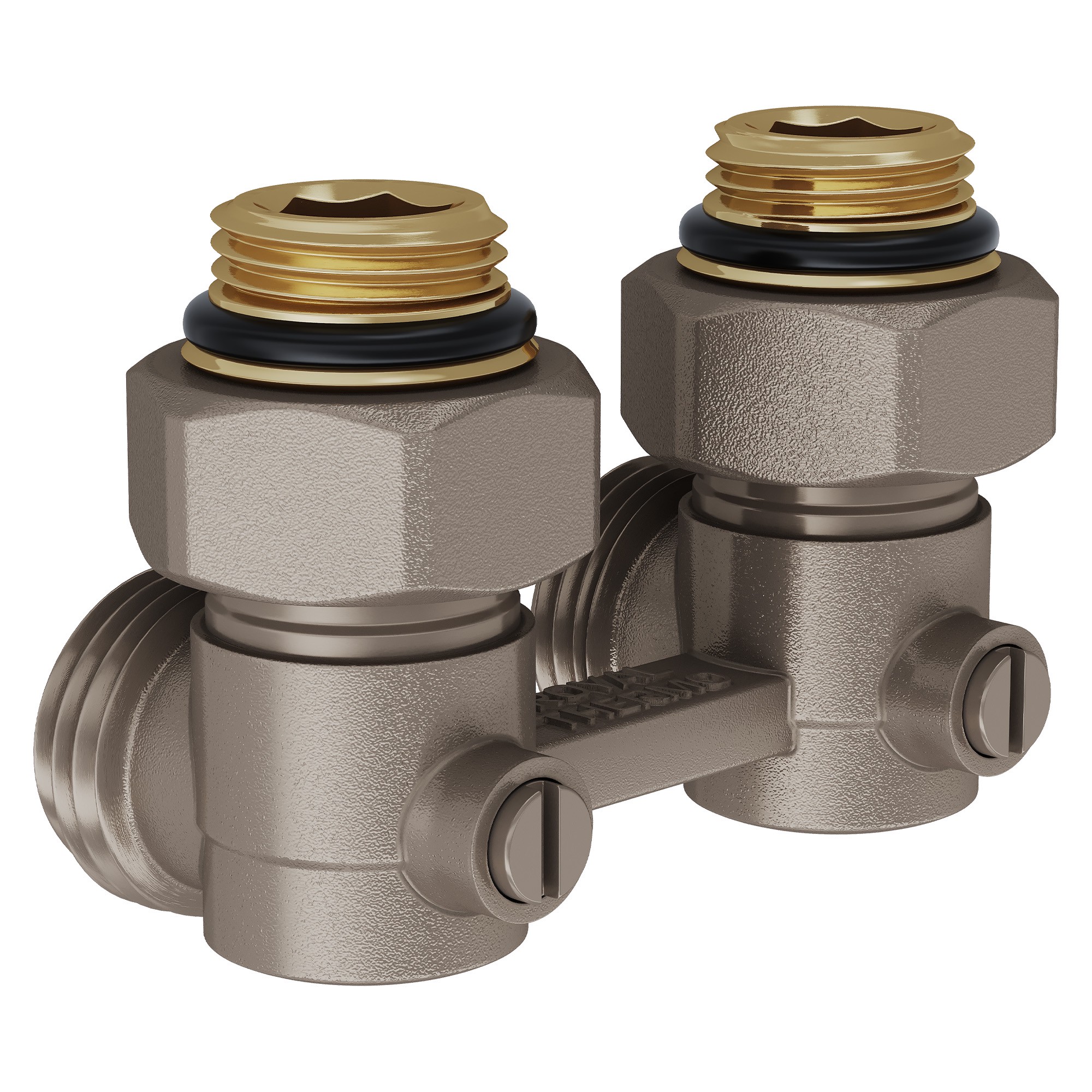 Узел нижнего подключения Royal Thermo угловой 1/2"х3/4"EK RTE 07.00002А
