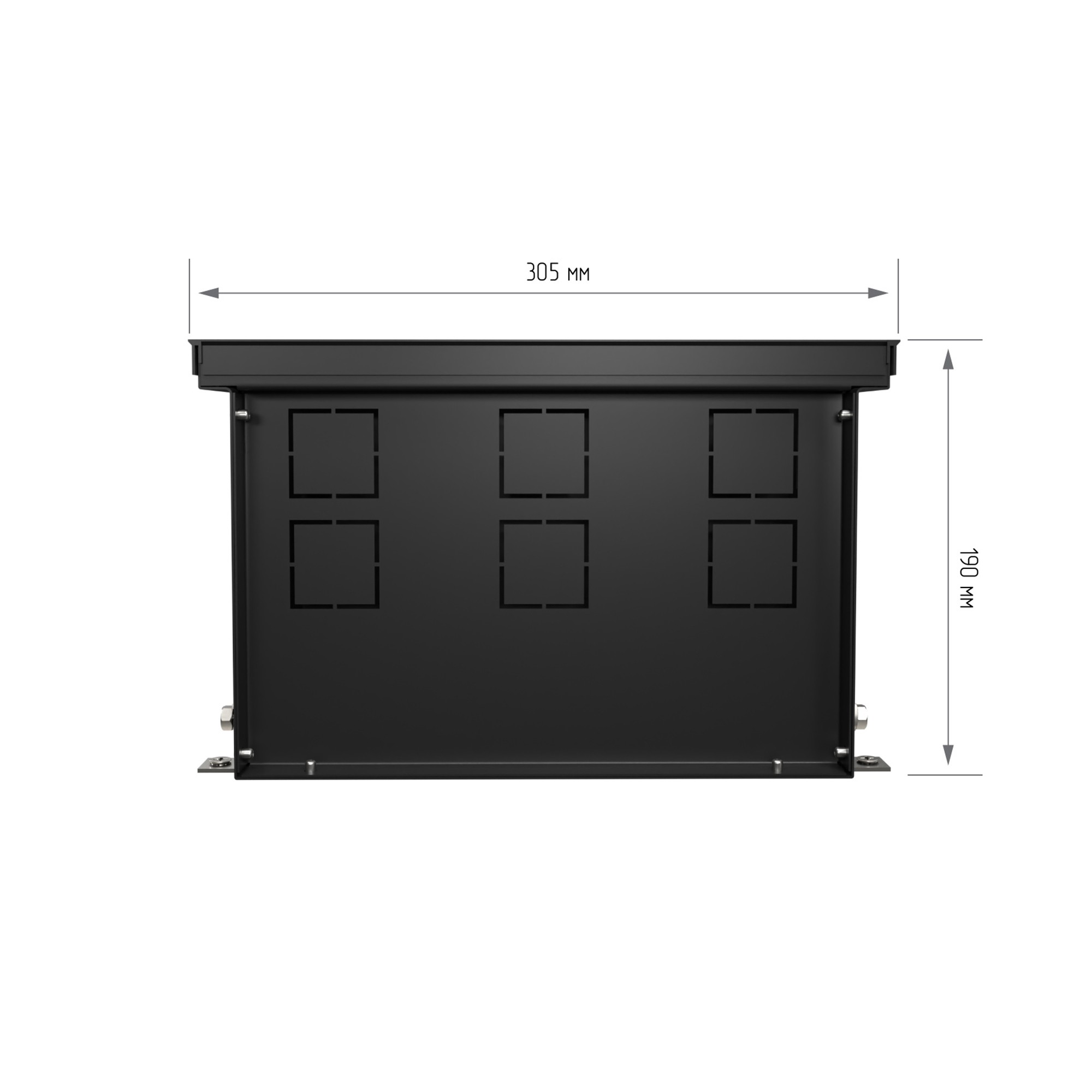 Конвектор внутрипольный Royal Thermo ATRIUM TURBO-190/300/2300-DG-U-BL