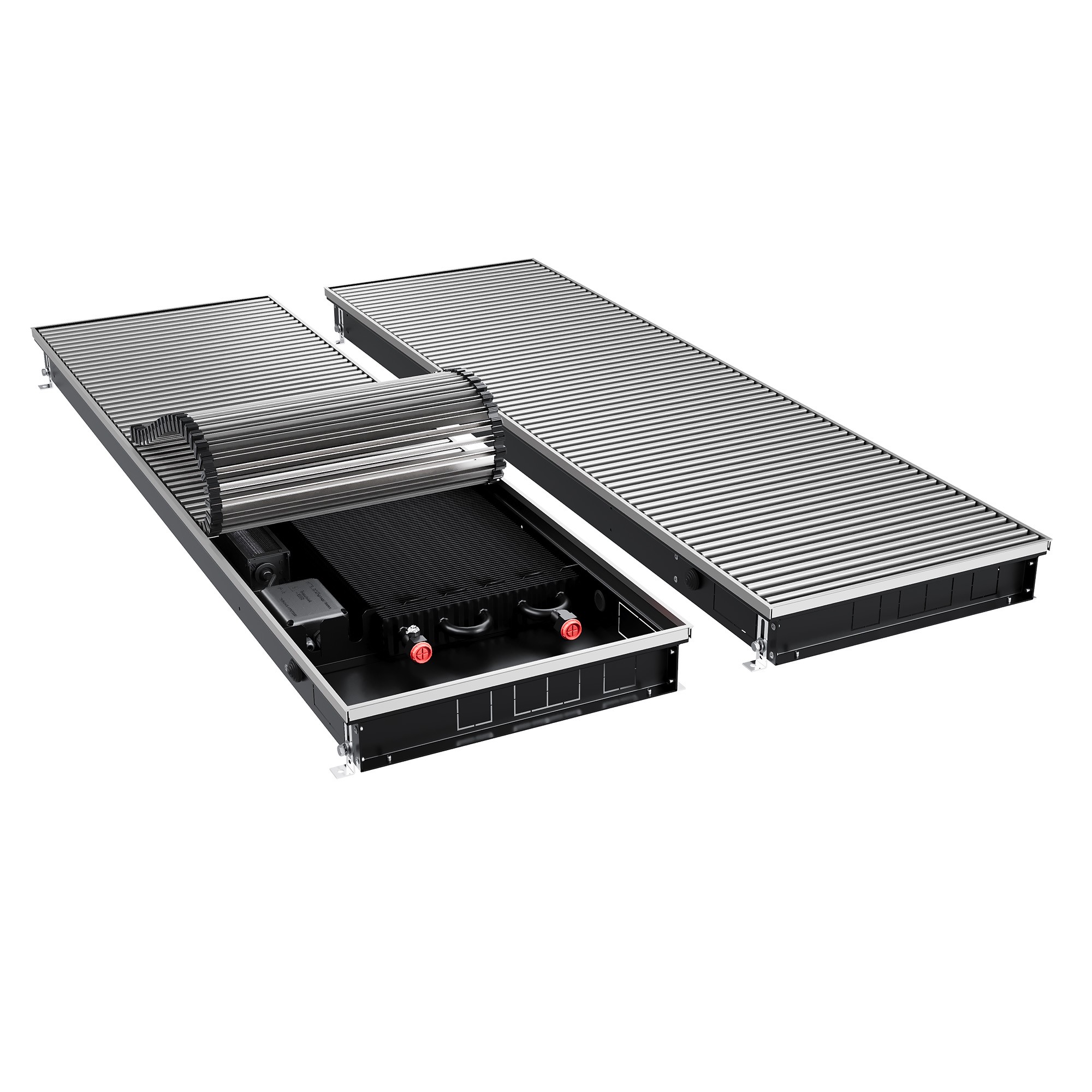 Конвектор внутрипольный Royal Thermo ATRIUM TURBO-80/400/2200-DG-U-NA