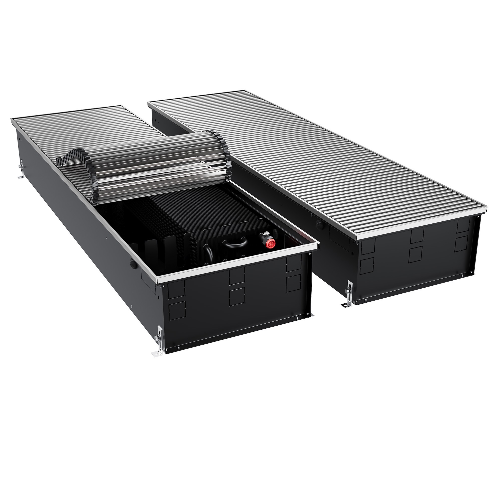 Конвектор внутрипольный Royal Thermo ATRIUM TURBO-190/400/2000-DG-U-NA