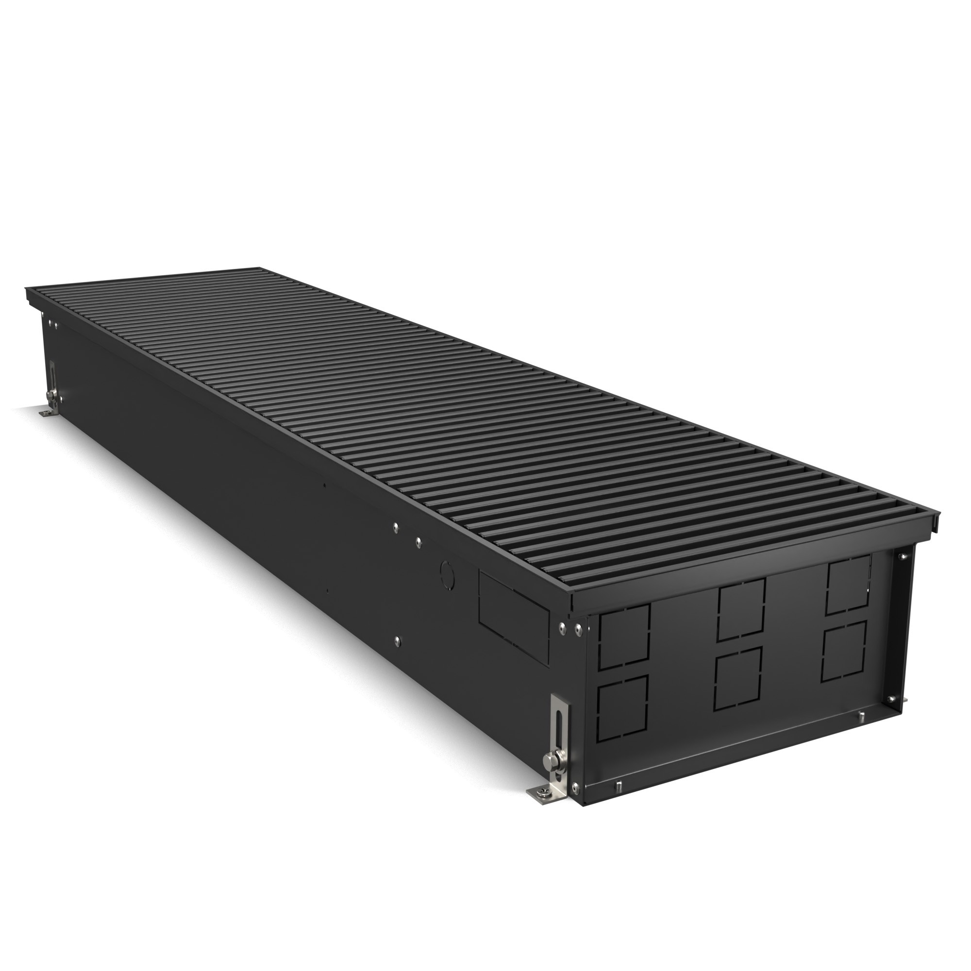 Конвектор внутрипольный Royal Thermo ATRIUM TURBO-150/300/3000-DG-U-BL