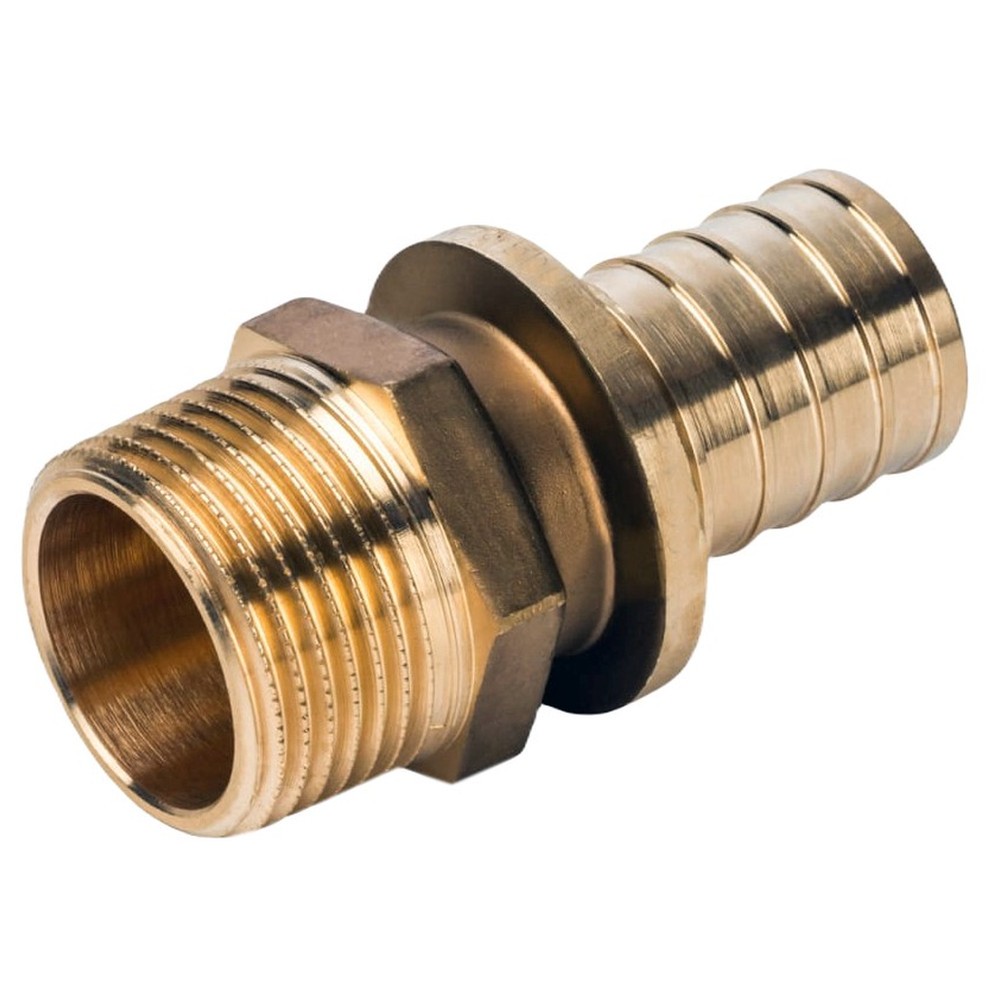 Муфта VARMEGA Slide-fit переходная (переходник) НР, 16х1/2", аксиальная, латунь, VM51211