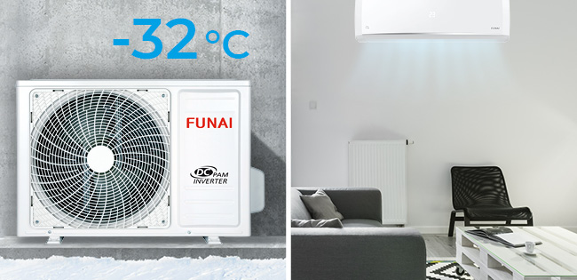FUNAI серии SENSEI Inverter в интерьере FUNAI серии SENSEI Inverter в интерьере