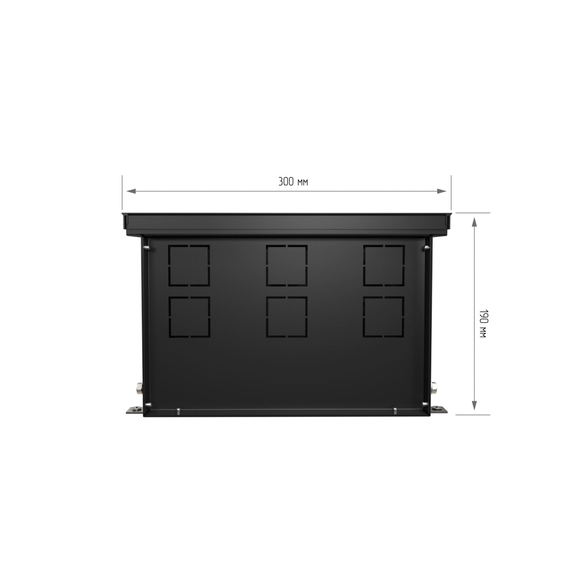Конвектор внутрипольный Royal Thermo ATRIUM-190/300/2600-DG-U-DB