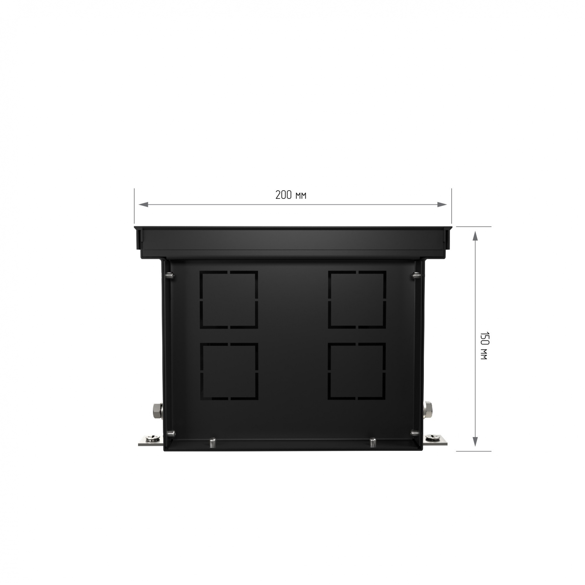 Конвектор внутрипольный Royal Thermo ATRIUM-150/200/2400-DG-U-DB
